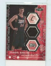JASON SMITH 2007-08 Topps Stadium Club Full Court Press Relics Jersey #D /499