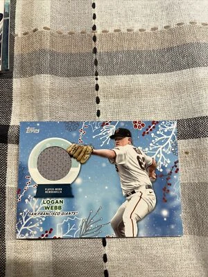 2023 Topps Holiday Logan Webb Relic Card #RC-LW San Francisco Giants ⚡️ - Image 1 of 2