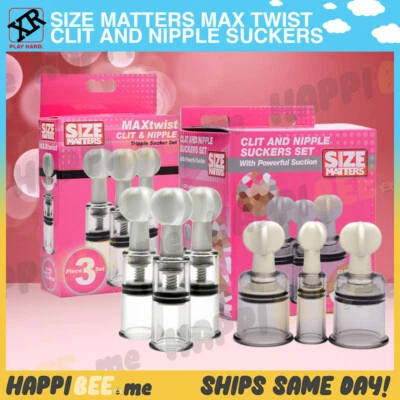 Size Matters присоски для клитов и сосков вагинальная присоска🍯 клиторальный + молокоотсос - Изображение 1 из 4
