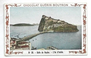 L'île d'Ischia Golfe de Naples Voyage en Italie - Chromo Chocolat Guérin-Boutron - Picture 1 of 2