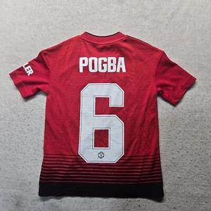 Adidas Pogba 6 Manchester United Chevrolet Fútbol Rojo Camiseta Kohler Juvenil Pequeña - Imagen 1 de 6