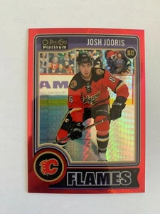 2014-15 O-Pee-Chee Platinum Red Prism #160 Josh Jooris 009/135 - Calgary Flames - Picture 1 of 2