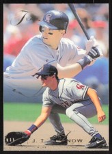 1993 Flair Baseball Card J.T. Snow RC #179 California Angels