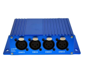 DMX512 4 vías 3 PIN conversión de señal controlador Ethernet etapa luz de cabeza móvil - Imagen 1 de 13