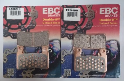 Pastillas de freno de disco delanteras sinterizadas EBC se adaptan a HONDA CBR900RR FIREBLADE (1998 a 2003) Foto 1 de 4