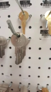 A17 STAMPED Key. 2 NEW KEYS FOR HUSKY TOOL BOX, Home Depot, Licensed locksmith. - Picture 1 of 3