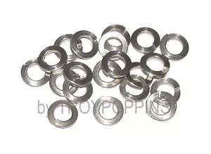 20-SS 3/8" ID LOCK SPLIT WASHERS STAINLESS STEEL 18-8 FASTENER HARDWARE CUSHMAN - Picture 1 of 1