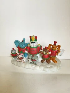 Vintage 1999 christmas Snowden and Friends collectible ceramic candle holder - Picture 1 of 11