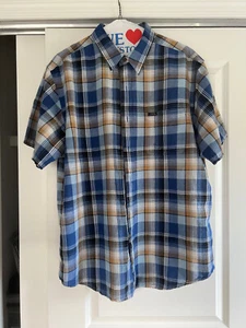 (#01) Men’s CHAPS Short Sleeve Shirt Size X-LARGE - Picture 1 of 2