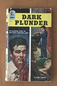 DUNKLE PLÜNDERUNG VICTOR ROSEN LION BIBLIOTHEK LL11 1955 ERSTE AUSGABE KRIMINALITÄT NOI - Bild 1 von 3