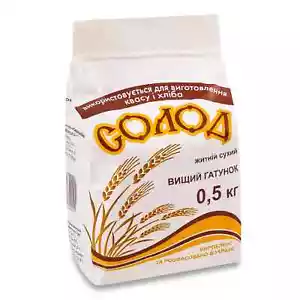 Fermentiertes gemahlenes Roggenmalz für Roggenbrot Solod 500g Солод - Bild 1 von 3