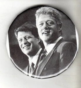 POLITICS PIN (1992) Clinton-Gore (Photo) - Picture 1 of 1