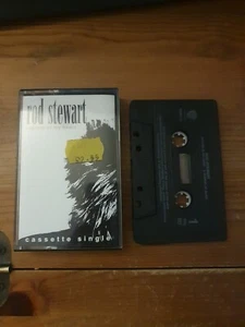 Rod Stewart, Rhythm of My Heart - 2 track Cassette Tape single (WEA, 1991) - Picture 1 of 5