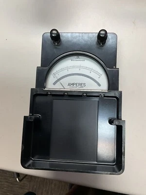 Medidor de baquelita de corriente alterna Westinghouse amperios 2 pines 0-5 amperios PA-14 Foto 1 de 4