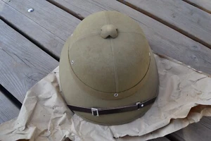 Vetnam Era Viet Cong pith helmet Jungle Safari Chinese type 58 helmet original - Picture 1 of 24