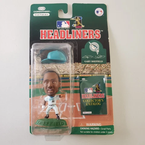 Vtg 1996 Headliners MLB Gary Sheffield Action Figure Florida Marlins Baseball Cover