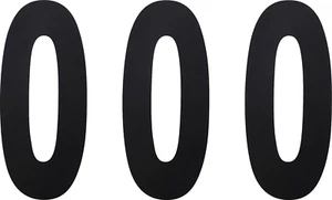 FACTORY EFFEX 8" BLACK #0 PRO NUMBER FOR NUMBER PLATE #FX02-4470 - Picture 1 of 4
