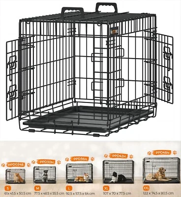 Hundekäfig Hundetransportbox Gitterbox Drahtkäfig Transportbox Hundebox - Bild 1 von 4