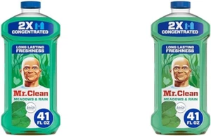 2x Mr. Clean Multi Surface Cleaner with Febreze Meadows & Rain Scent 41 Fl Oz - Picture 1 of 7