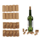 10Pcs/set Wine Stoppers Straight Wood Corks Bottle Plug Bar Kitchen Too X~  ZT
