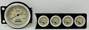 1941 1942 1943 1944 1945 1946 1947 1948 Chevy Car 5 Gauge Dash Panel 5" - Picture 1 of 8