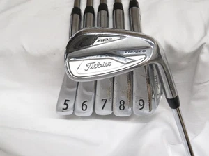 Used Titleist 718 AP2 Iron Set 5-PW TT AMT Red S300 Stiff Flex Steel Shafts - Picture 1 of 9