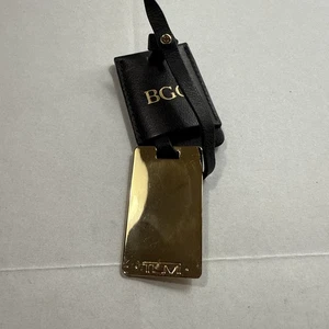 TUMI Alpha schwarz Leder Gepäckanhänger ID Ersatz Reise kostenloser Versand - Bild 1 von 4