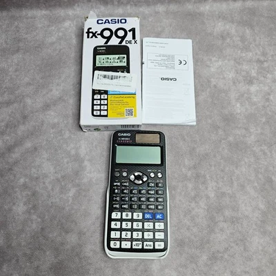 Casio fx-991DEX ClassWiz Scientific Calculator – German Language, Solar Power - Image 1 of 4