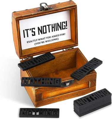 The Gift of Nothing - Los regalos mordaza más divertidos para hombres que quieren amarillo angustiado  Foto 1 de 4