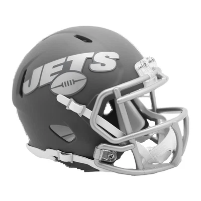 Mini casco de fútbol americano New York Jets Slate Speed Riddell Foto 1 de 2