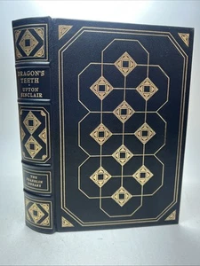 Franklin Library Dragon's Teeth FINE Upton Sinclair Leather Pulitzer WWII Novel - Picture 1 of 11