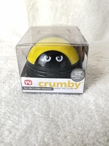 Crumby Mini Staubsauger Hummel gelb wie auf Fernsehtisch gesehen Hand-Oberflächenreiniger - Bild 1 von 6