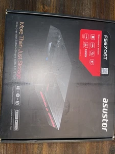 Asustor Flashstor 6 FS6706T - 6 Bay All-SSD NAS Storage, Quad Core 2.0GHz 2TB - Afbeelding 1 van 6
