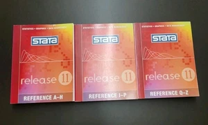 Stata Base Reference Manual A-Z Vol 1,2,3 Release 11 (Paperback, 2009)  - Lot 3 - Picture 1 of 2