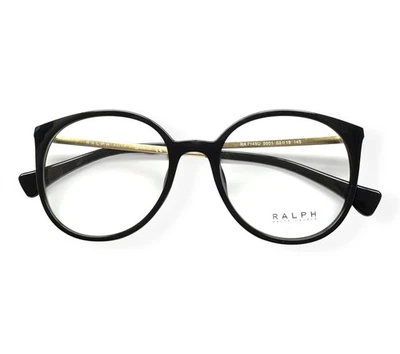 Gafas Ralph Lauren RL7145U Brillantes Negro Dorado 53 mm Sin Estuche Exhibición  Foto 1 de 4