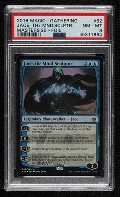 Jace the Mind Sculptor Foil Magic: Masters 25 A25 PSA 8 - Image 1 of 2