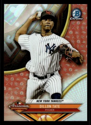 2017 BOWMAN CHROME DILLON TATE AFL-DT 2016 FALL LEAGUE FALL STARS YANKEES - Image 1 of 2