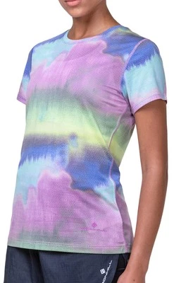 Ronhill Tech Golden Hour Damen Lauftop Kurzarm Atmungsaktiv Run T-Shirt