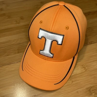 Tennessee Volunteers Vols Structured Orange Gray Stitch Lines Adjustable Hat Cap - Image 1 of 4