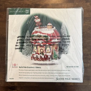 DEPT 56 NORDPOL 2002 Elfenland Nordpol Grandma’s Bakery #05841 Neu - Bild 1 von 6