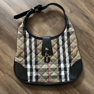 Burberry Black Patent Leather Hoxton Hobo Excellent Condition - Picture 1 of 4
