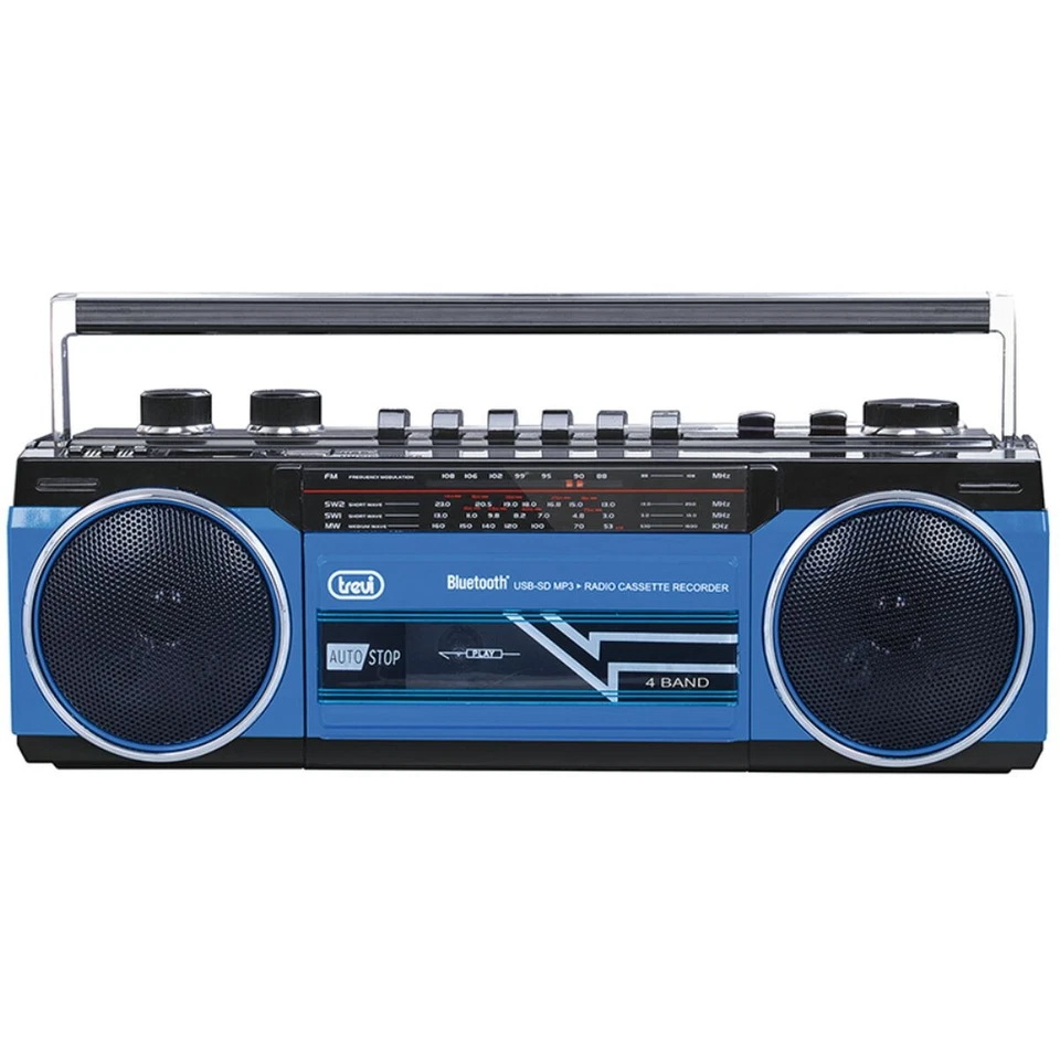 Radio Portátil Bluetooth Trevi RR 501 BT Azul Negro/Azul - Imagen 1 de 1