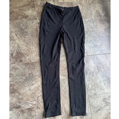 Eileen Fisher Black Slim Leggings Pants Womens Size S Stretch Italian Fabric - Image 1 of 3
