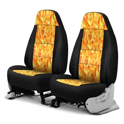 For Mini Cooper Countryman 17-23 Seat Cover Neosupreme 1st Row Black & Flame Foto 1 de 4