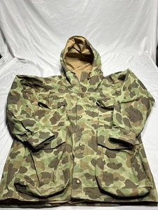 Cabela's Vintage Camo Hunting Jacket 1980's Swamp Camouflage USA Made - Picture 1 of 15