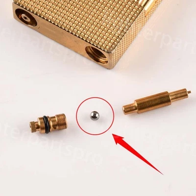 Sfere in acciaio cromato 50 pezzi per accendino DuPont L2/Gatsby ricambi - Immagine 1 di 3