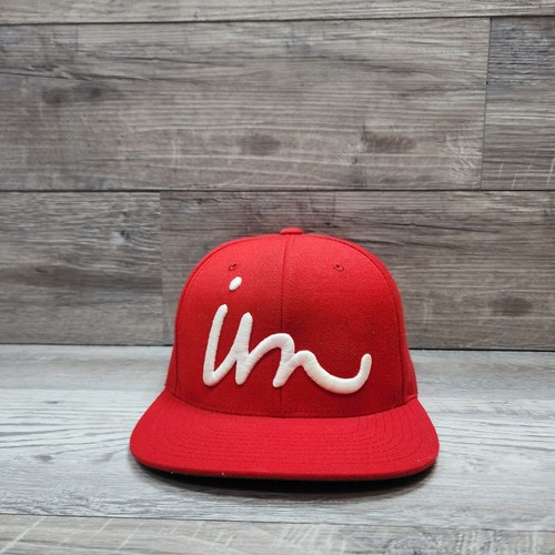 Imperial Motion Baseball Cap Hat Adult Mens Adjustable SnapBack Red