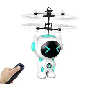Rc Flying Robot Toys for 5 6 7 8-12 Years Old Boys Girls- Remote Control White - Picture 1 of 7