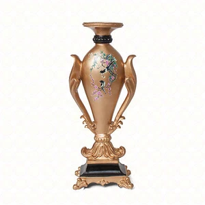 Kerzenleuchter Antikstil Kerzenständer Dekoration Deko Antik Gold Barock Prunk 9 - Bild 1 von 8