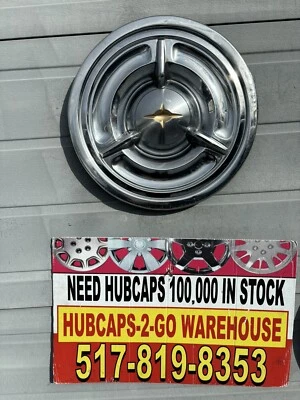 Oldsmobile 1957 tapacubos giratorio Fiesta Super 88 98 vintage OEM vacaciones 1 aleta Foto 1 de 4